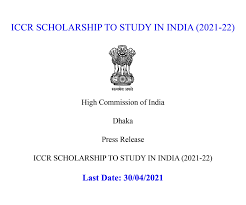 The institute has declared that 31st august 2021 is the last date to apply for ug admission for the current academic year. Iccr Scholarship Scheme 2021 22 Home Facebook