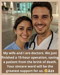 Medical team seeks support after long operation