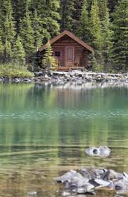 Wooden Cabin Along The Lakeshore Cabins In The Woods Wooden Cabins Cabins And Cottages