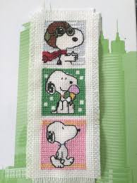 Free snoopy pattern.in czech.will get my mother to translate. Stitch To Order Custom Cross Stitch Snoopy Bookmark Dog Peanuts Snoopywoodsock Free Us Shipping Art Collectibles Cross Stitch