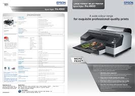 Epson stylus pro 3885 now has a special edition for these windows versions: Click For Online Brochure Manualzz
