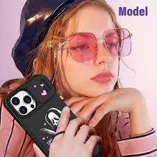 oqpa for iPhone 15 Pro Case Cute Cartoon Cover for 15 Pro with Camera Cover+