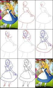 Epingle Par Angie Levan Sur Alice In Wonderland Dessins Disney Faciles Dessins Disney Dessins Faciles