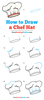 It's made entirely of paper and uses a folding. How To Draw A Chef Hat Really Easy Drawing Tutorial