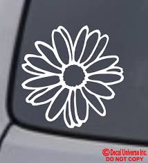 There is an unlimited number of different designs you can create. Daisy Flower Vinyl Decal Sticker Car Window Wall Bumper Cute Love Pretty Unique Ebay