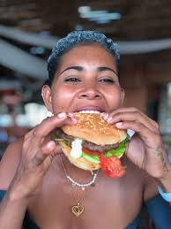 Two hamburgers, the best, thanks to everyone