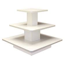 3 Tier Square Display Table Store Fixtures Merchandise Display Table Display Furniture