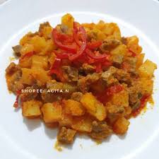 Biasanya ada sambal goreng juga di masak bersama ati ampela dan pete. Sambal Goreng Daging Kentang Sehat Tanpa Santan Shopee Indonesia