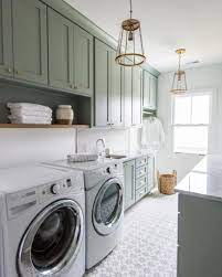 Laundry rooms are often considered as part of a house that does not require special attention. 10 Design Trends That Will Take Over Pinterest In 2018 Rustic Laundry Rooms Laundry Room Tile Laundry Room Design