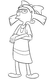 Print free hey arnold coloring pages for young and old. Coloring Page Hey Arnold Coloring Pages 5