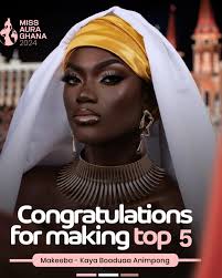 Our Queen during her official Sashing ceremony @missaurainternational  👸🏽🇬🇭