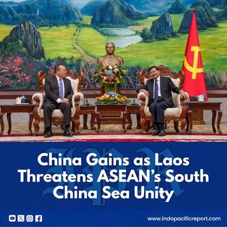 IndoPacific - China Gains as Laos Threatens ASEAN's South China Sea Unity ASEAN's South China Sea Code of Conduct faces a deeper challenge than diplomatic delay. According to reports cited by The