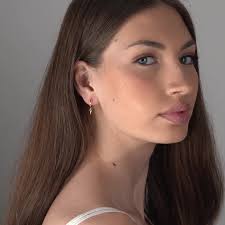 Spike Hoops Earrings, Dangling Spike Dagger Huggie Hoop Earrings in  Sterling Silver, Gold Silver Hoop Earrings, Dangle Earring, Gift for Her