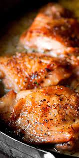 Herb Roasted Chicken Thighs Chicken Thights Recipes Chicken Recipes Herb Roasted Chicken