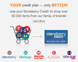 Complete the payment in full after report returns directly in our app and only pay for the items that you keep. Online Credit Shopping Stoneberry