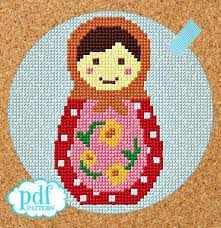 Similar design products to russian doll cross stitch pattern. Free Russian Doll Cross Stitch Pattern Cross Stitch Embroidery Patterns Cute Cross Stitch