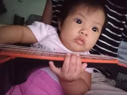 Naa nay attitude ha. .pagara jud kay naa iyaha papa. #babygirl #babylove  #papasgirl #fatheranddaughter #fbpost