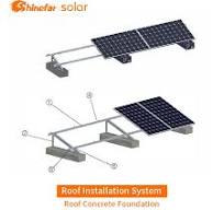 Mounting Bracket of Concrete Base Flat Roof Triangle for Solar System