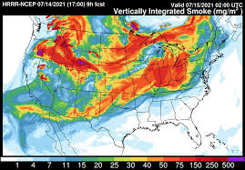 Canada and northwest united states have, over the past week, reported a crippling heatwave that has led to hundreds of deaths, as per international media reports. Forecast For Wildfire Smoke July 14 15 2021 Wildfire Today