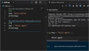 Create a jupyter notebook file with the name invokepythonscript.ipynb. Working With Jupyter Code Cells In The Python Interactive Window