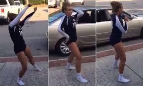 Volleyball famous for the viral video of her dancing to the song juju on that beat that appeared across social media. Video Of A Sassy High School Student Showing Off Her Incredible Dance Skills Daily Mail Online