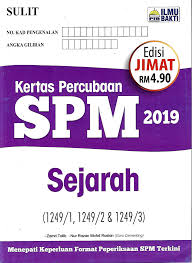 Write a comment cancel reply. Kertas Model Kertas Percubaan Spm 2019 Sejarah