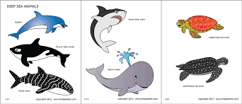 Select from 35970 printable coloring pages of cartoons, animals, nature, bible and many more. Sea Animals Free Printable Templates Coloring Pages Firstpalette Com