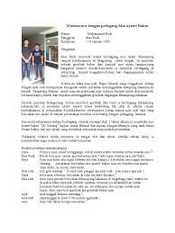 Laporan hasil wawancara pedagang mie ayam pengetahuan umum. Wawancara Dengan Pedagang Mie Ayam Bakso