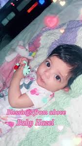 Hazel The Baby with Her Mom