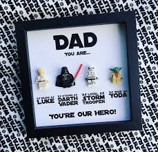  Dad Star Wars Shadowbox Father S Day Personalized Present Frame Minifigure Frame For Dad From Ch Diy Birthday Gifts For Dad Fathers Day Crafts Star Wars Dad