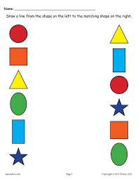 Jelly and sharks (listen and match) grade/level: 6 Shapes Matching Worksheets Shape Worksheets For Preschool Shapes Preschool Preschool Prewriting