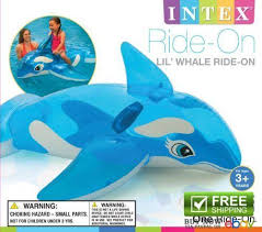 Intex Pool Rafts Inflatable Ride On Whales 60x45 Water Floats Fish Floating Toys Floating Toy Pool Rafts Whale
