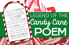 The average candy can is 5 inches tall. The Legend Of Candy Cane Poem Free Christmas Printable Gift Tag