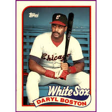 SKU6MRc243 1989 Topps TIFFANY #633 Daryl Boston WHITE SOX ...