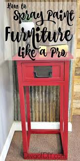 How To Paint Furniture With Spray Paint Paint Furniture Painting Wood Furniture Spray Paint Furniture