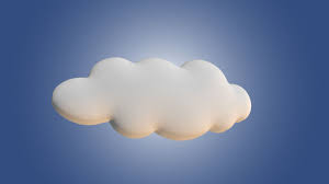 Cartoon Cloud 3d Model