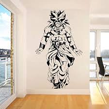 Free shipping on orders over $25 shipped by amazon. Amazon Com Cartoon Animation Wall Sticker Dragon Ball Z Broly Anime Japanese Wall Stickers Vinyl Home Boys Room Decoration Wallpaper 73x42cm Baby