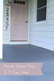 3 Steps To Painting Cement Floors The Logbook Painted Cement Floors Paint Concrete Patio Cement Floor