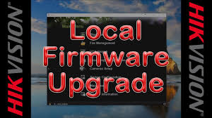 Upgrade Hikvision Nvr Dvr Firmware Via Local Interface Youtube