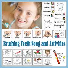 Brush Your Teeth Every Day Song And Activities Tooth Preschool Dental Health Activities Dental Health