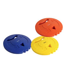 The following list should help you choose a suitable discus: Kids Athletics Multi Throw Discus Ufl