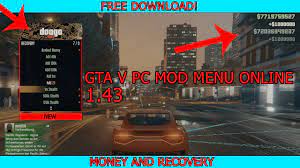 Experience the gta 5 in a fresh new way by downloading the free gta 5 mod menu from our website. Gta V Pc Online 1 43 Mod Menu 2018 W Rp Money Hack Free Download Undetected Youtube