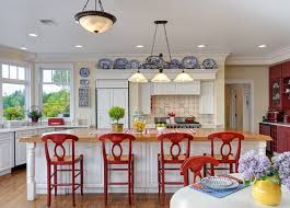 decorating with red, white, and blue