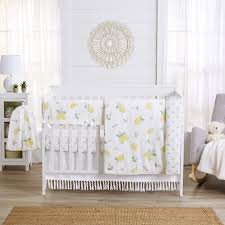What beach crib bedding set will be not only functional but also beautiful? Sweet Jojo Designs Lemon Floral Baby Girl Nursery Crib Bedding Set 5 Pieces Yellow Green Beige White Watercolor Boho Bohemian Farmhouse Fruit Flower Blossom Botanical Leaf Tassle Walmart Com Walmart Com