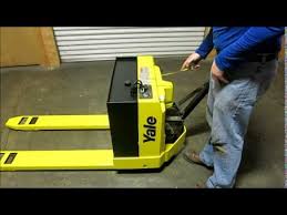 Yale Electric Pallet Jack Youtube