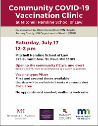 You can visit your state or local health department's website to look for the latest local information on testing. Community Covid 19 Vaccination Clinic Current Students