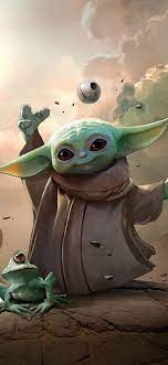 The mandalorian, star wars, yoda, baby yoda, tv series, movie scenes. 33 Baby Yoda Wallpapers On Wallpapersafari