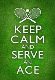 Keep Calm And Serve An Ace Golf Spruche Tennis Zitate Tennisgeschenke