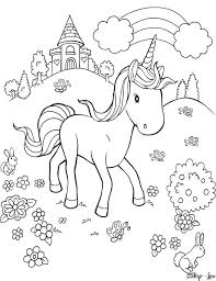 Rainbow dash, a tomboyish pegasus pony who helps control the weather; 10 Magical Unicorn Coloring Pages Print For Free Skip To My Lou