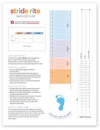 paradigmatic stride rite shoe size in inches shoe scale